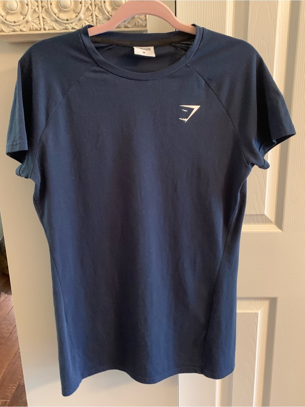 Gymshark Navy Short Sleeve Women's Training Tee - M
